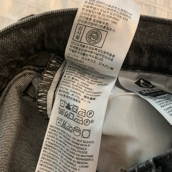 Levi’s premium wedgie grey size 25 - Picture 11 of 12